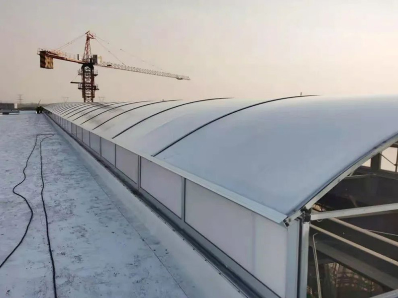 圆拱型电动采光排烟天窗