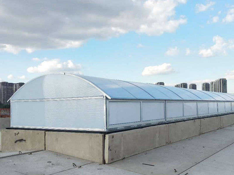 圆拱型电动采光排烟天窗